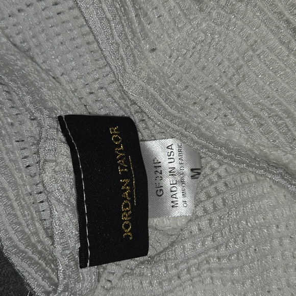 Jordan Taylor Mesh White Cover Up Swim Pants - Picture 2 of 3
